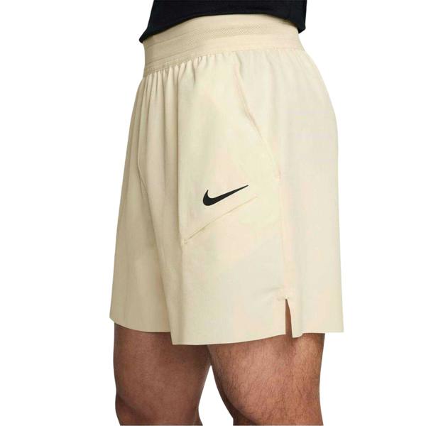 Nike Mens Court Shorts - Pastel Ivory/Black - 
