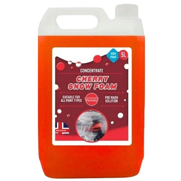 1 x 5L Cherry Snow Foam Super Thick Vehicle Cleaning Foam Extremely Powerful & Easy To Use