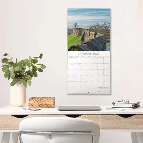 York Calendar 2027, Wall Calendars, Month To View, Travel, Gift