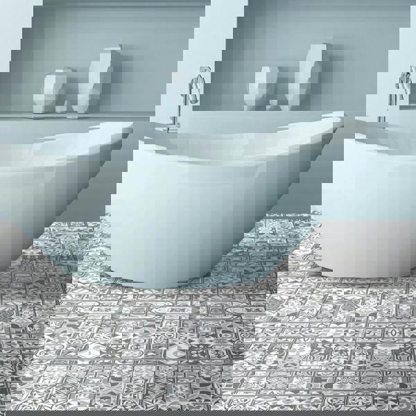 WFS6031 - Purbeck Stone Tiles Floor Stickers 120cm x 60 cm