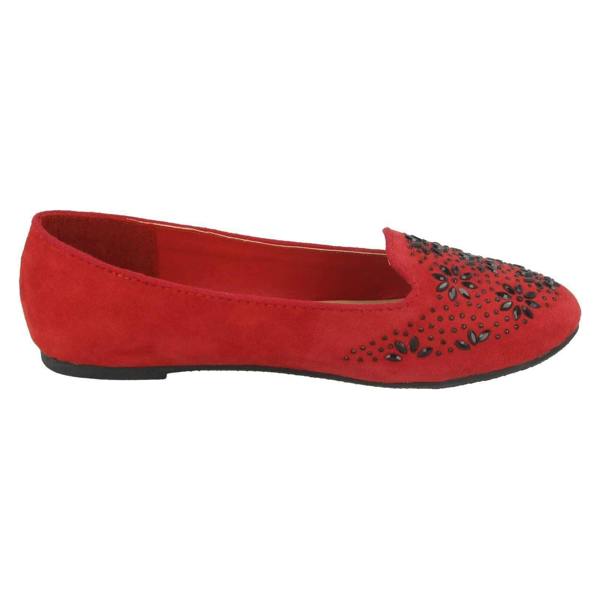 Spot On Girls Spot On Flat Slipper Cut Ballerinas H2441