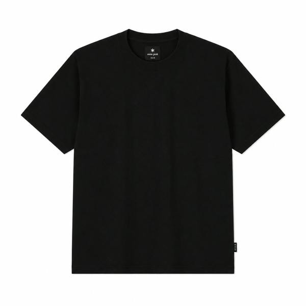 Snow Peak Back Printed Logo T-Shirt Black