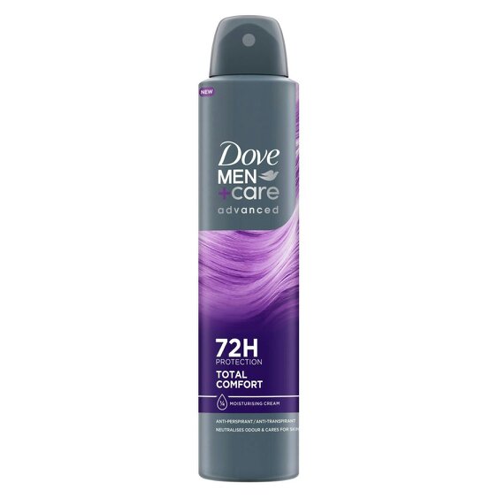 Dove Men+Care Antiperspirant Deodorant Total Comfort, 72H Protection 200ml 6Pack