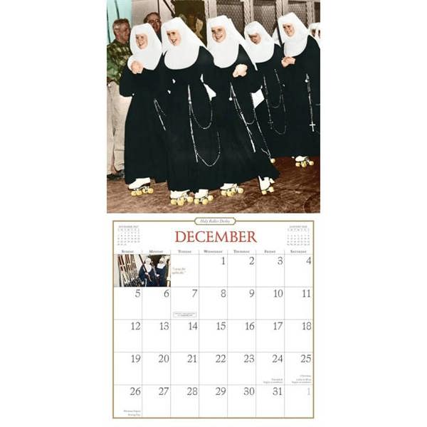 Nuns Having Fun Calendar 2027, Wall Calendars, Month To View, Humour, Gift