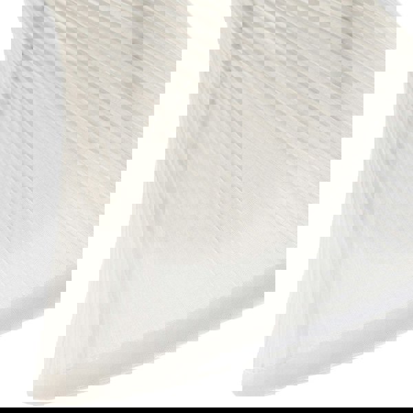 Traditional Swirl Designed 14" Empire Lamp Shade in Silky White Cotton Fabric Image 4