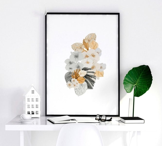 Wall pictures bedroom | set of 3 unique wall art