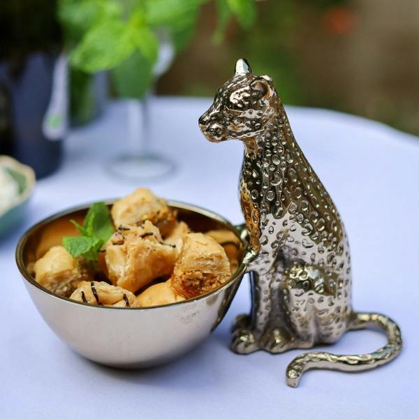 Culinary Concepts Gold Leopard Nibbles Bowl