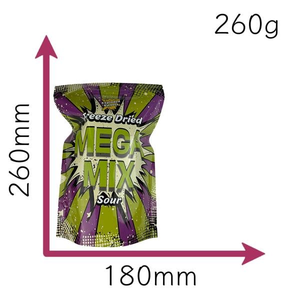 Exploded Sweets Mega Mix - Sour | Exploded Sweets | Freeze Dried Sweets UK