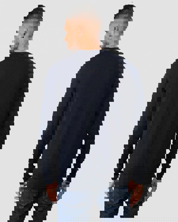 HUGO San Cassius Mens Crew Neck Sweater NOS - Navy 410