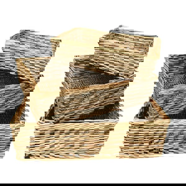 Straight Sided Wicker Tray