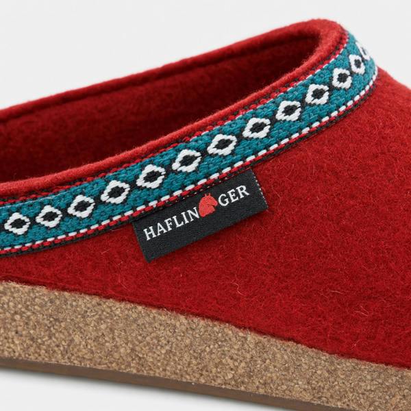 Haflinger FRANZL Mules in Red