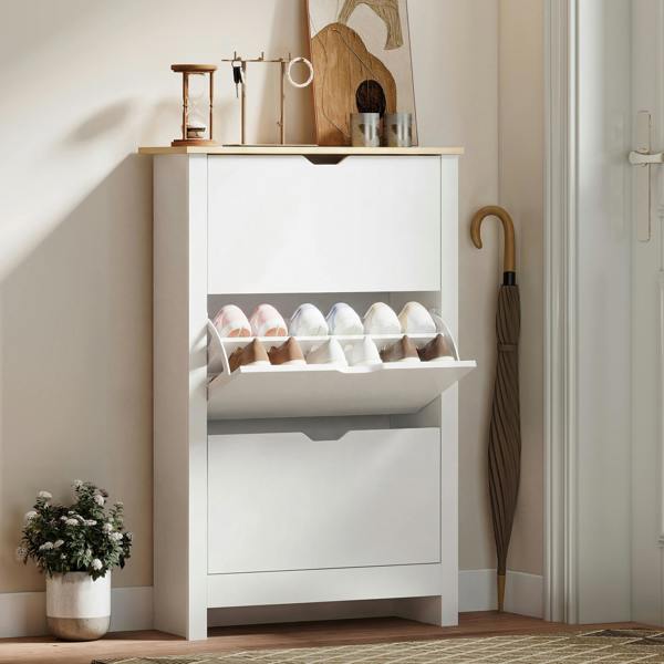 Flip-down Shoe Cabinet