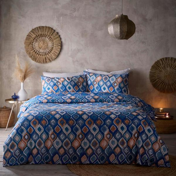 Tangiers Blue Duvet Cover Set