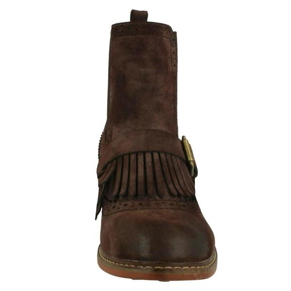 Down to Earth Ladies Down To Earth Flat Ankle Boots