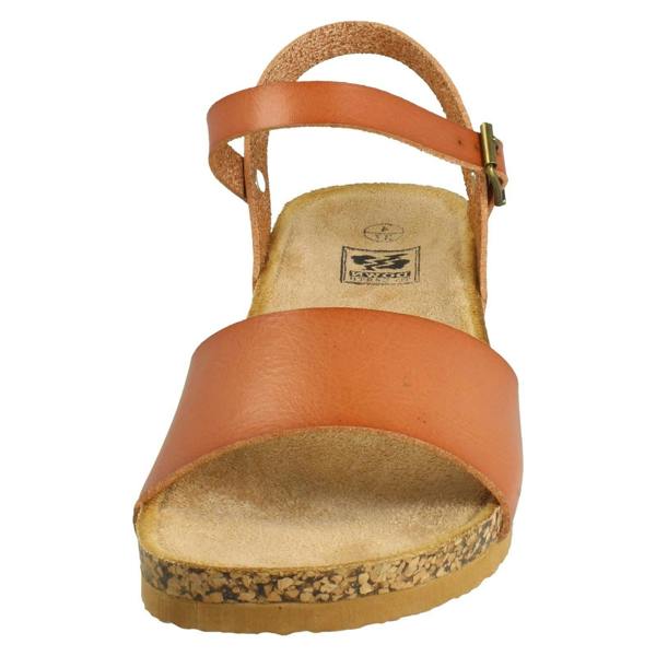 Down to Earth Ladies Down To Earth Wedge Heeled Summer Sandals F12088