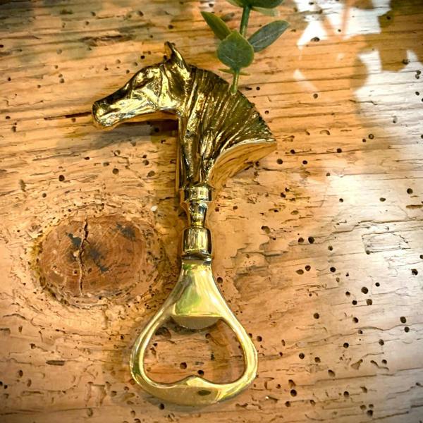Culinary Concepts Horse Head Bottle Opener  - Gold Finish