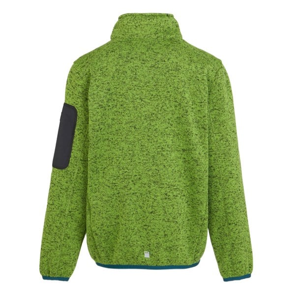 Regatta Childrens/Kids Newhill Fleece Jacket - Piquant Green/Moroccan Blue