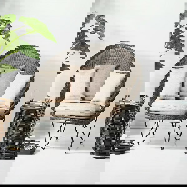 Munkhbat Rattan Garden Chair, Outdoor Lounge Chair-Weilai Concept-Weilai Concept