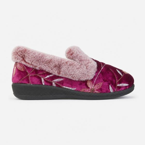 Jo & Joe MABEL Full Slippers Slippers   in  Red