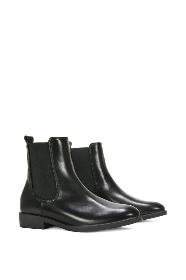 XY LONDON Chelsea Flatform Ankle Boots Pull On