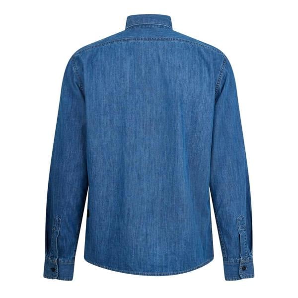 Replay Mens Denim Shirt - Mid Blue - 