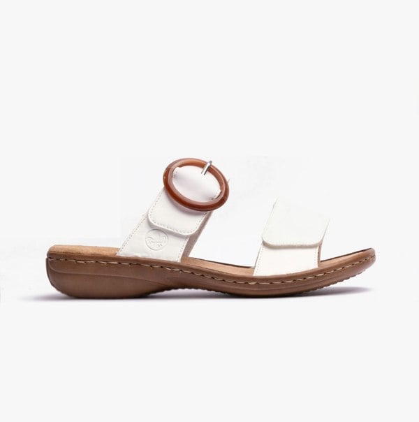 Rieker 60894-80 Womens Sandals - White