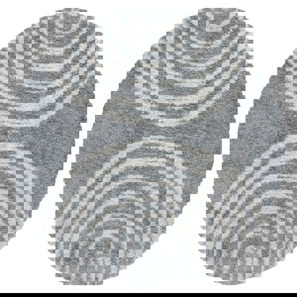 Moodi Shaggy Grey Rug, scandinavian design, underfloor heating | THE RUGS