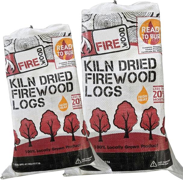 Softwood Kiln Dried Firewood Logs Ready To Burn 