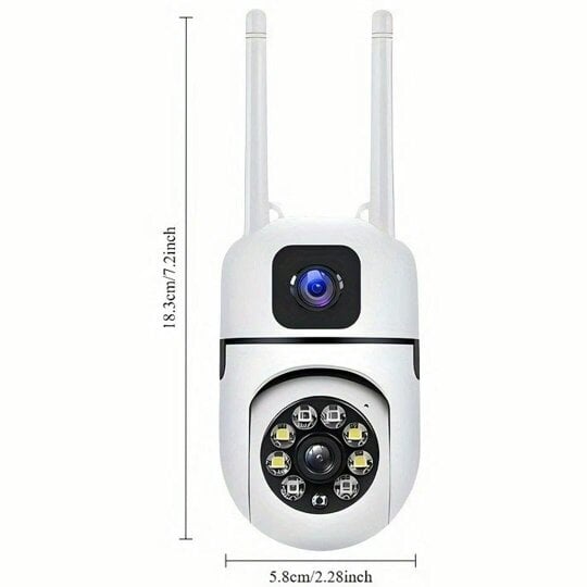 Havendro Outdoor Security IP Camera 1080P Dual Lens Cameras Auto Tracking