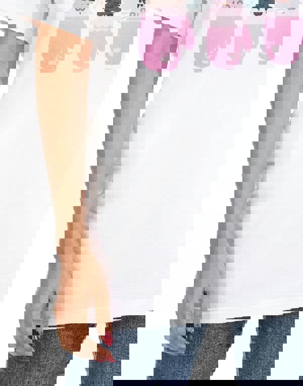 Pusheen Womens White Happy Holidays Short Sleeved T-Shirt