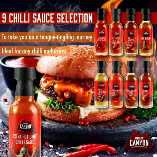 Kimm and Miller 9 Hot Sauce Selection Gift Set