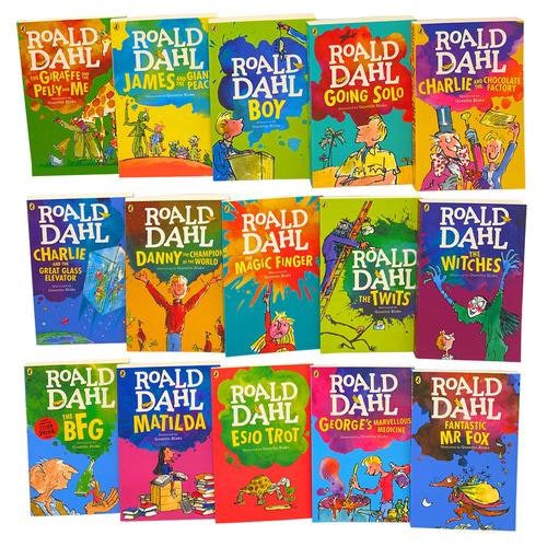 Roald Dahl Collection 16 Books Box Set New Covers