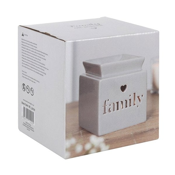 Serano Grey Family Cut Out Oil Burner and Wax Warmer