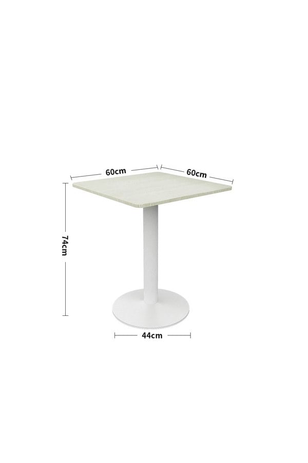 Living and Home 3pcs Square Table and 2 Chairs Set Indoor Outdoor Bistro Dining Set