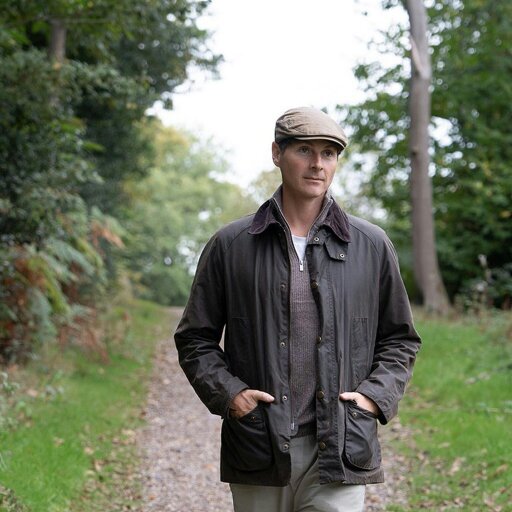Heather Hats & Accessories Water Resistant Waxed Cotton Flat Cap, Checked Cotton Lining, Outdoor Wear, Sand