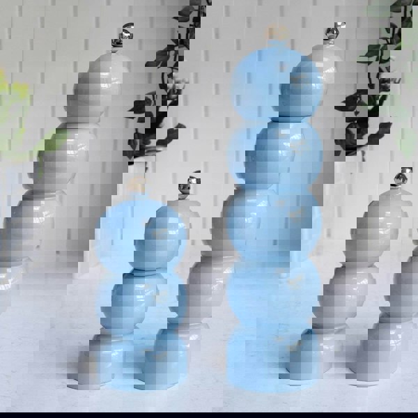 Scandi Home Medium Baby Blue Wooden Pepper Mill