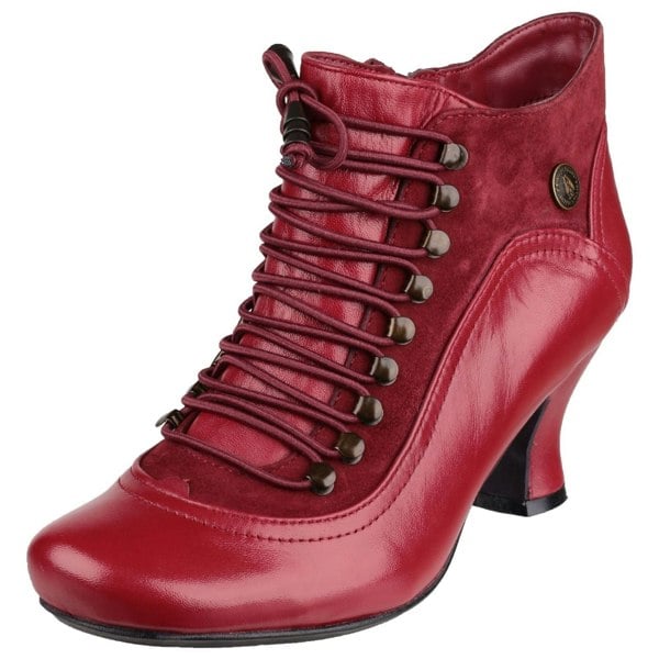 Hush Puppies Vivianna Heeled Women's Boots in Red