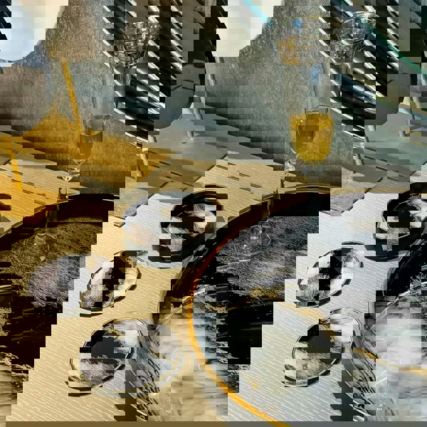 Maison des Cadeaux Set of 4 Abstract Round Drink Coasters