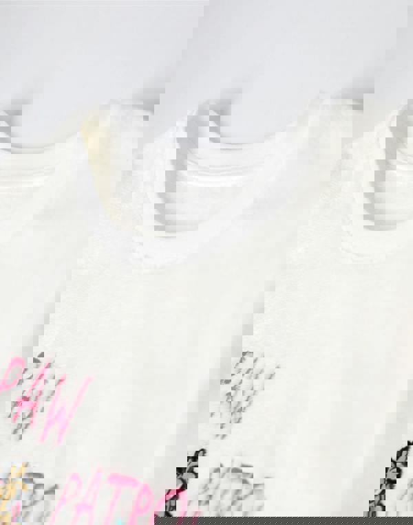 Paw Patrol Girls Off-White Character Long Sleeve Long Leg Pyjama Set