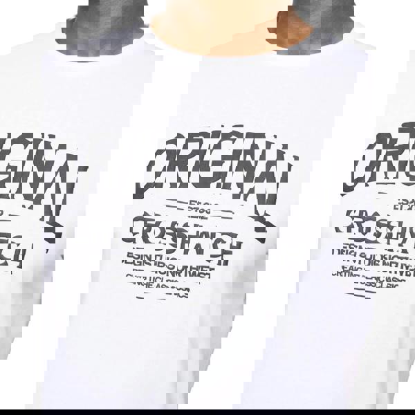 Crosshatch Mens Vintage T-Shirt - White - 