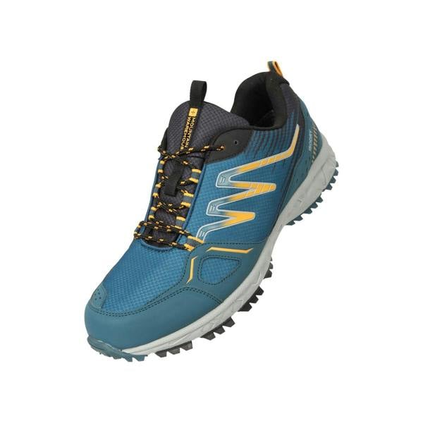 Mountain Warehouse Mens Enhance Trail Waterproof Running Trainers - Mustard - 
