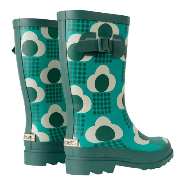 Regatta Womens/Ladies Orla Kiely Rain Cloud Mid Calf Wellington Boots - Emerald