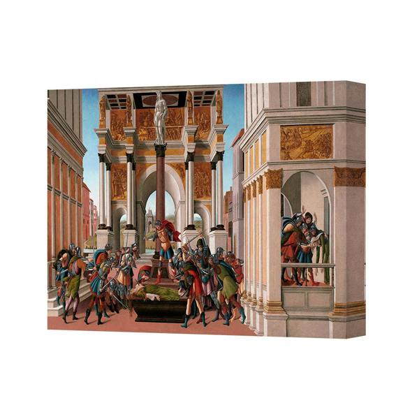 Benjamin Tate Design Historic Roman City Scene Canvas Wall Art Print For Living Room
