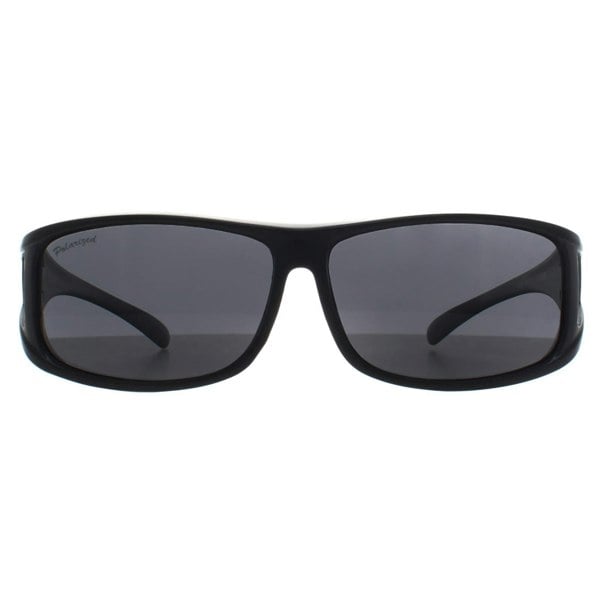 Montana Fit Over Glasses Sunglasses FO5 Matte Black Smoke Polarized