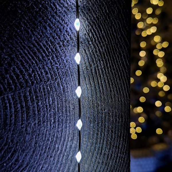 Samuel Alexander 12.8m Compact MicroBrights Christmas Lights with 800 LEDs in White