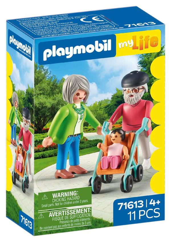 Playmobil Grandparents with Baby - 71613 Playset