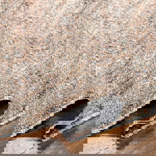 Livabliss Amelie-Washable Light Brown Traditional Vintage Boho Rug