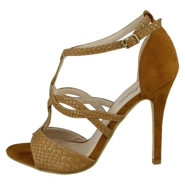 Anne Michelle Ladies Anne Michelle Open Toe T-Bar Heels