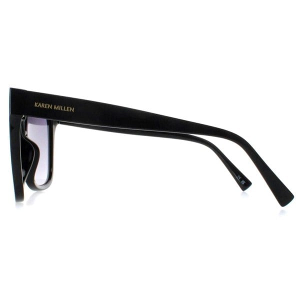 Karen Millen Sunglasses KM5052 001 Black Dark Grey Gradient