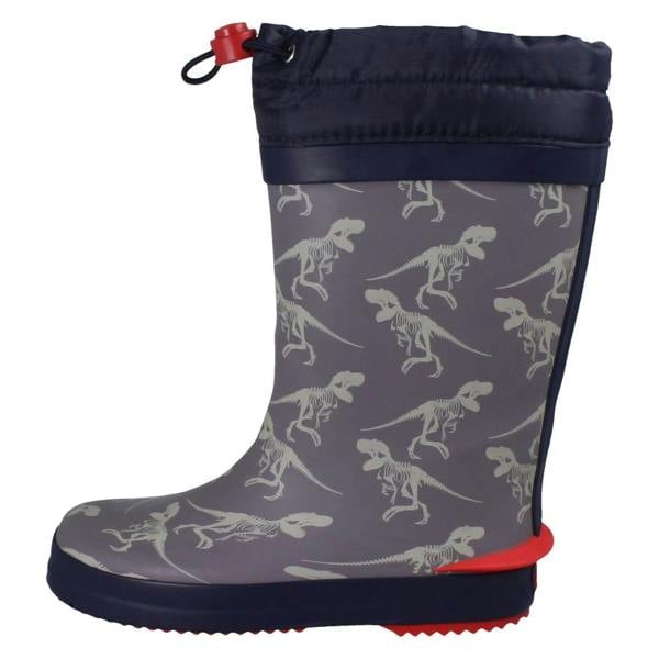 Clarks Childrens Clarks Creature Detailed Toggle Top Wellington Boots Tarri Race